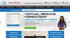 Desktop Screenshot of harrhonda.com